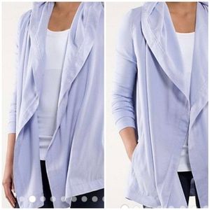 LULULEMON blissed out wrap cardigan -pocket -medium